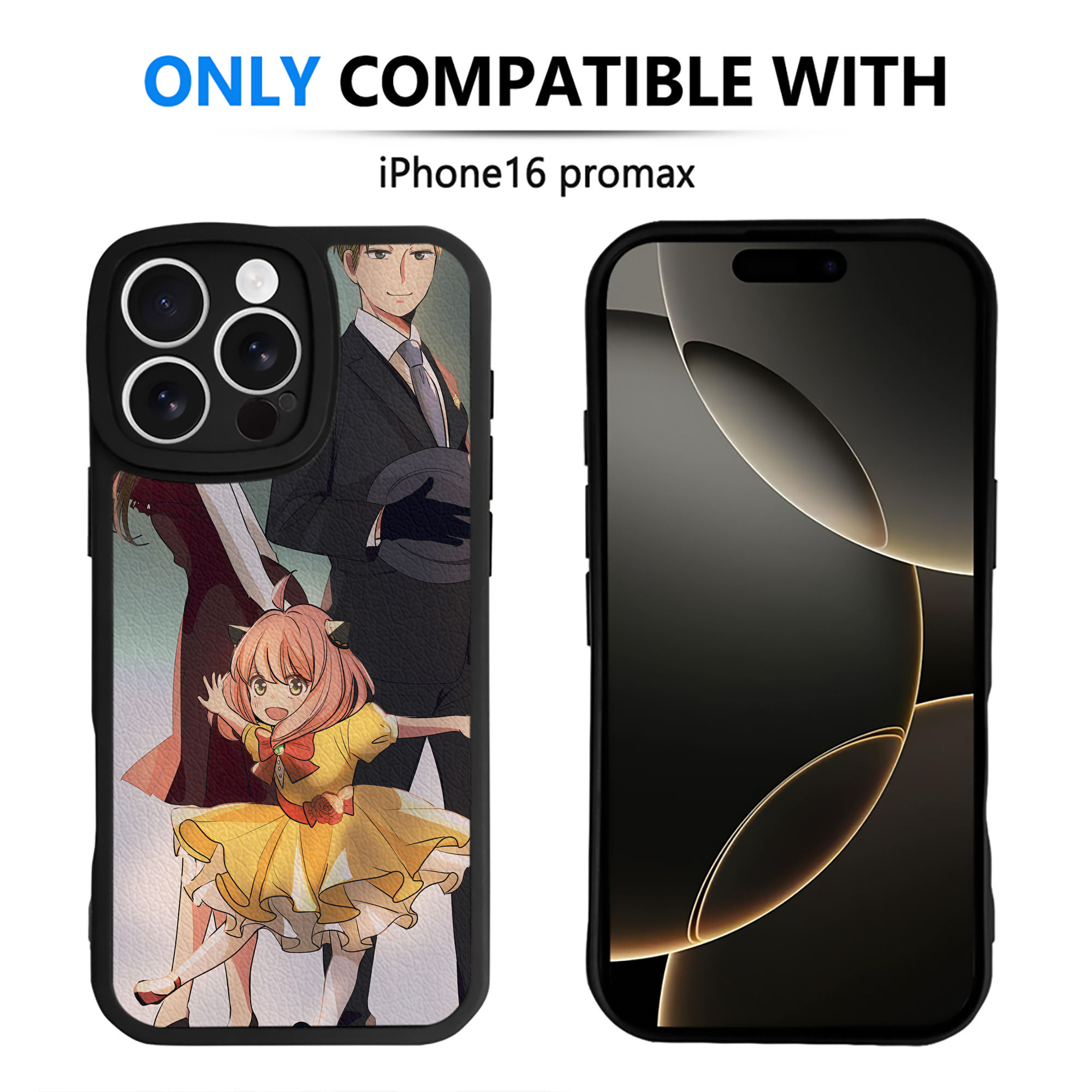 （画像用） SPY×FAMILY间谍家家酒 【iPhone 16シリーズ対応】シリコンスマホケース（レザー調） 材質：シリコン